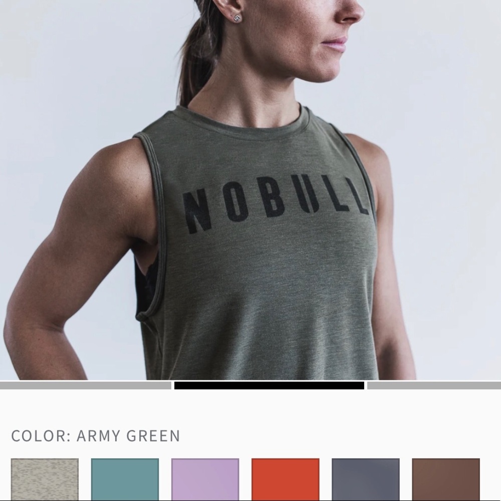 No Bull Muscle Tank Crop Size: Medium